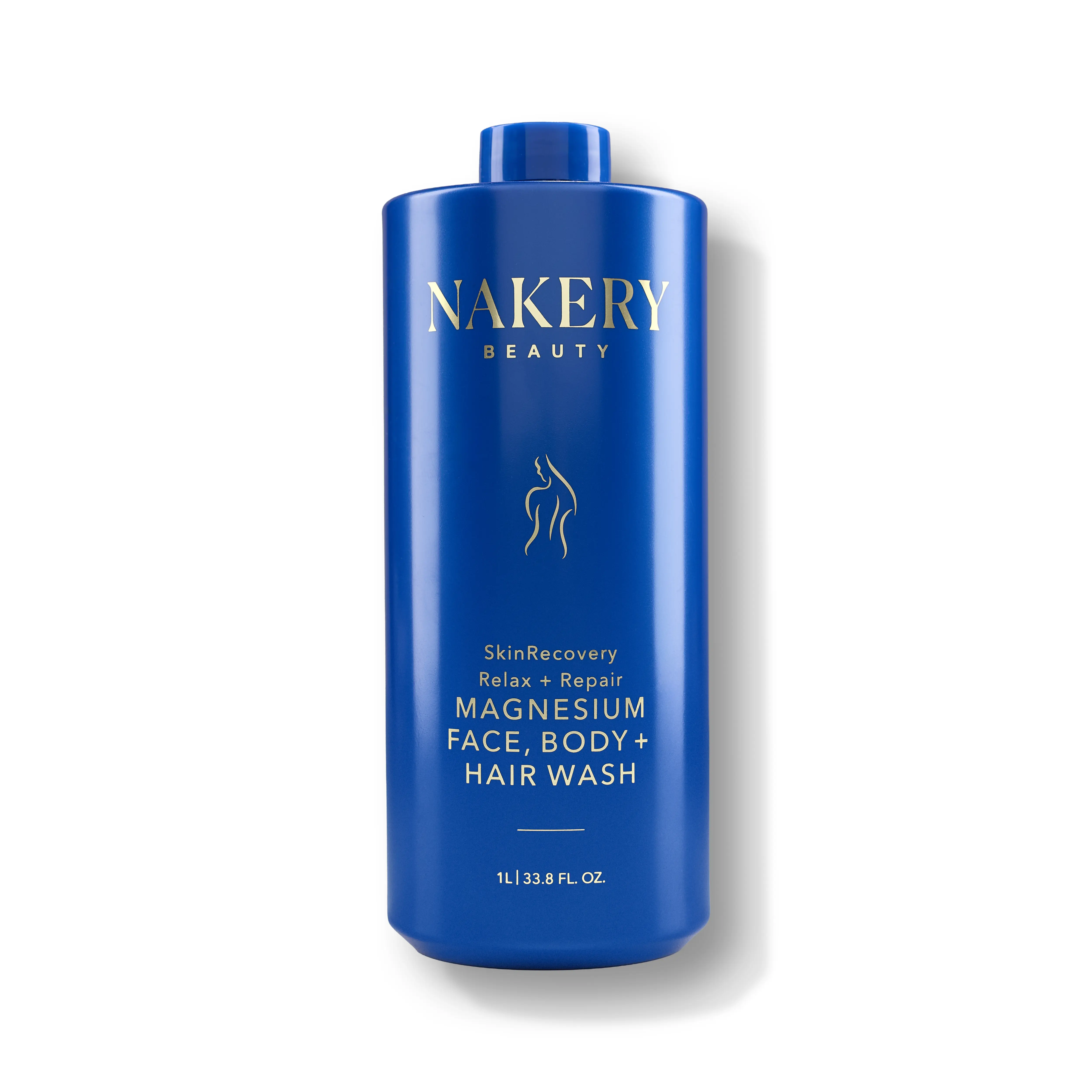 Nakery SkinRecovery Relax + Repair Magnesium Face, Body & Hair Wash - Moisturizing Body Wash for Soothing Muscles, Relieving Tension, Reducing Discoloration, Body Wash Moisturizing