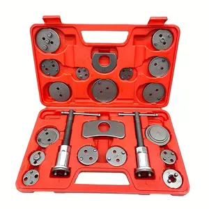 Disc Brake Piston Caliper Compressor Tool Set, 24-piece Heavy-duty Disc Brake Piston Caliper Compressor Tool Set, Including Storage Box, Car Repair Tool, Auto Repair Tools, for Most US, European and Japanese Vehicles