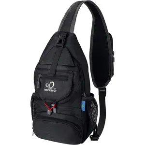 WATERFLY Sling Backpack Packable – Lightweight Crossbody Chest Bag Daypack for Hiking, Travel, Outdoor & Daily Use