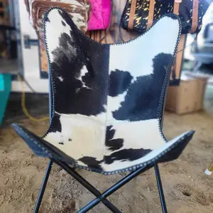 Stylish Cowhide Butterfly Chair for Your Home decor