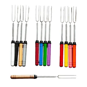 Rolla Roaster Telescoping and Rotating Camping Cook Fork