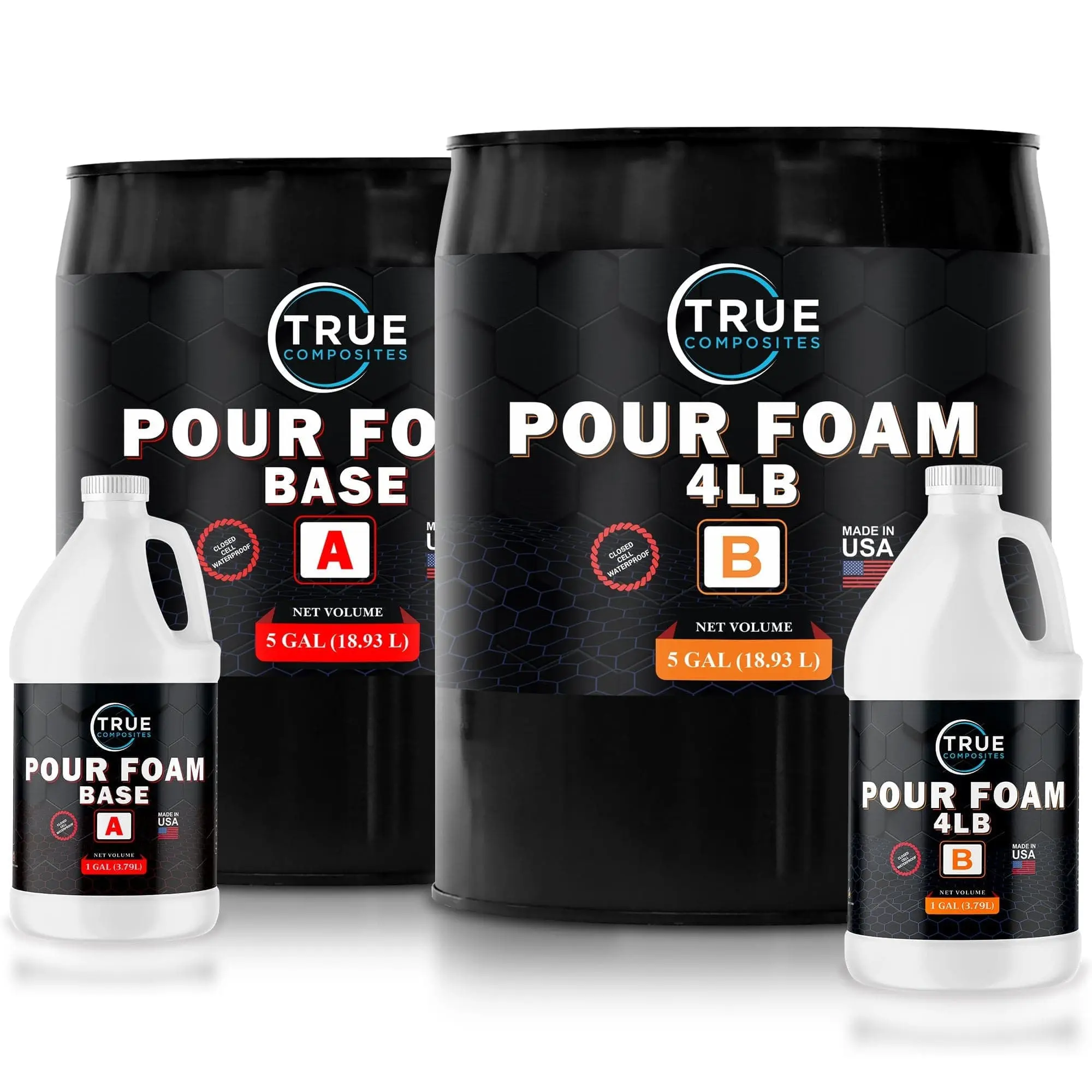 Liquid Urethane Pour Foam - 4 Lb Density