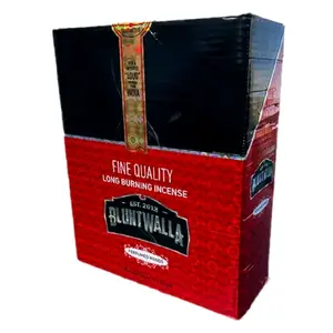 Blunt Walla Fine Quality Long Burning Incense Assorted 72 Packs Full Box 12 Sticks Per Pouches Ideal For Diverse Uses Or Sharing