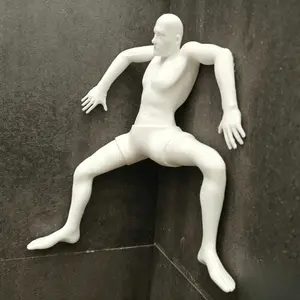 Mountaineer Wall Decoration, 3D Printed, Multifunctional Indoor And Outdoor Decor, Suitable For Home And Office, Perfect For Living Rooms, Bars, And Cafes