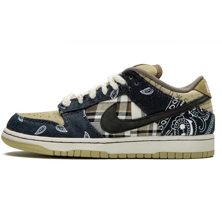 Nike Travis Scott X SB Dunk Low Skate Shoes Unisex CT5053-001