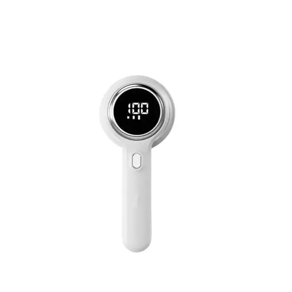 Electric Lint Remover, Sweater Shaver, Portable Fuzz Remover for Clothes, Bedding, Furniture, 6-Leaf Blades, LED Display, Charging Compatible purifier