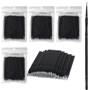 400 Pcs Micro Applicator Brush, Micro Swabs, Disposable Eye Lashes Mascara Wands for Eyelash Extension Makeup Tools