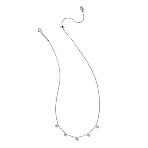 Kendra Scott Anna Pave Strand Necklace - Silver