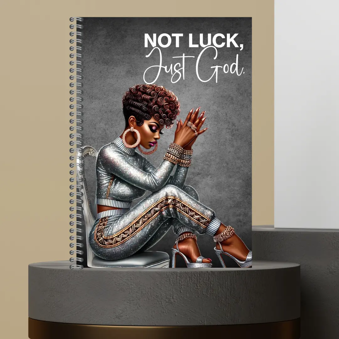 24. Not Luck,  Just God (Dark Grey)