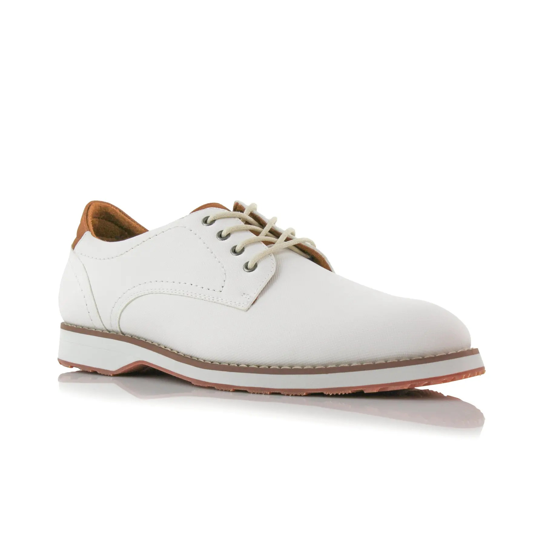 Ferro Aldo Thomas casual canvas derby everyday sneaker, in White, Men's Size 6.5 - 13