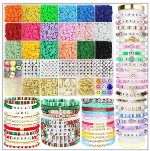 Colorful Clay Beads Bracelet Kit (5300 pcs) – Fun DIY Arts & Crafts Gift for Kids Ages 8–12 | Perfect Christmas & Birthday Stocking Stuffer