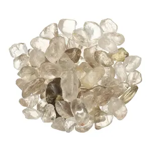 PETAXCELL Crystal Chips Stone, 0.44 Lb Fluorite Gravel Rocks (Black Quartz, 9 - 26 Mm)