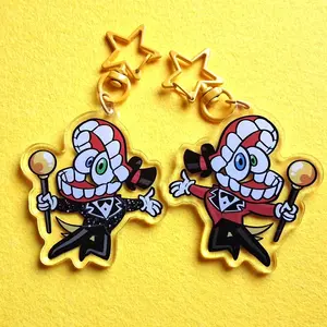 Caine Digital Circus Double-Sided Acrylic Charm Keychain
