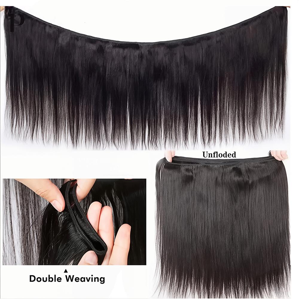 Straight Bundles Human Hair 100% Unprocessed Brazilian Virgin Hair 1/3/4 Bundles Hair Extension for Women Natural Color Straight Bundles Human Hair 100% Unprocessed Brazilian Virgin Hair 1/3/4 Bundles Hair Extension for Women Natural Color