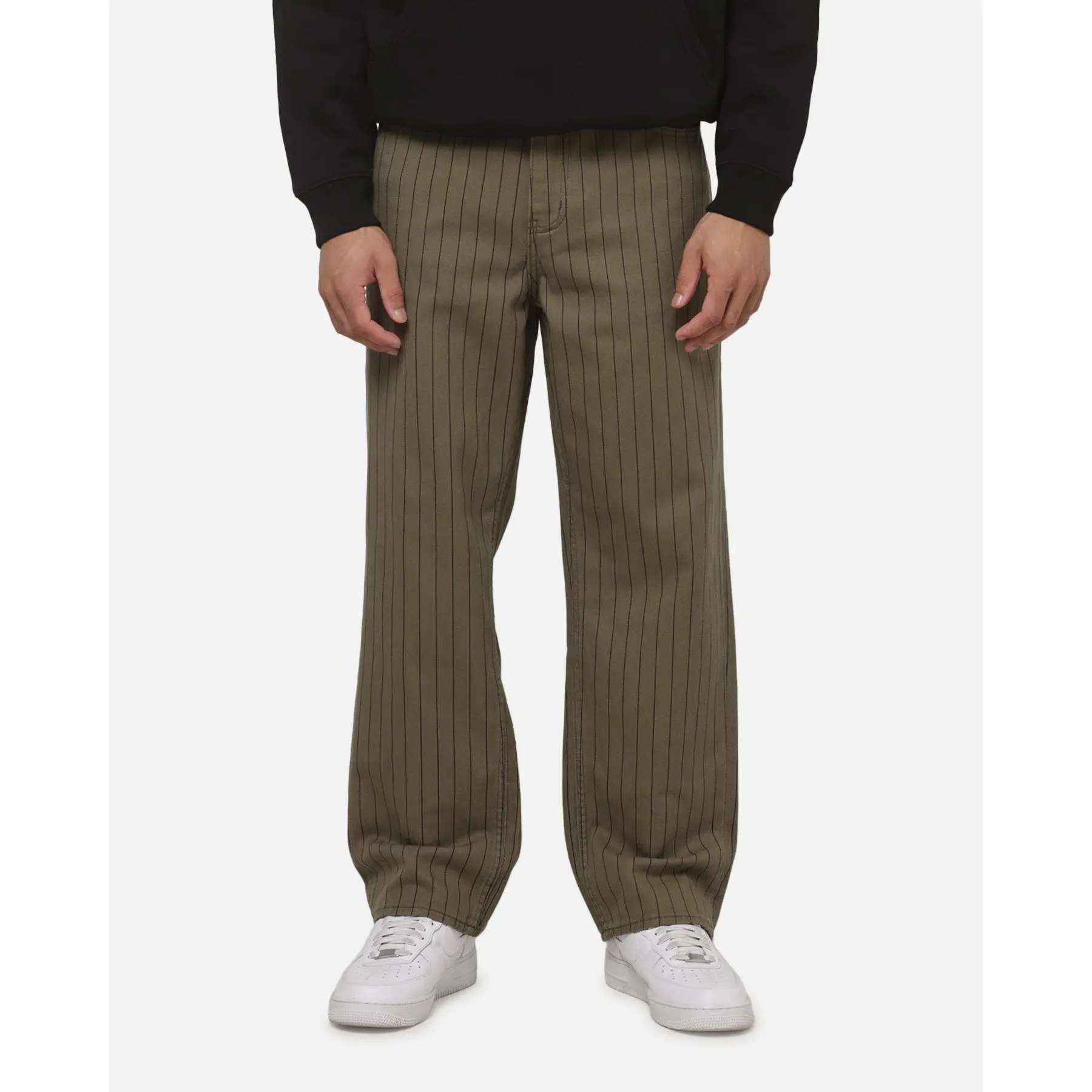 Carre Solace Jeans Green Pinstripe