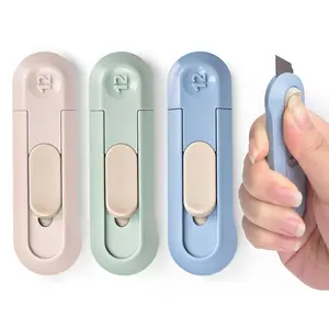 Box Cutter Retractable, Box Opener, Mini, Safety, Cute, Small, Package Opener for Women, Box Opener Tool