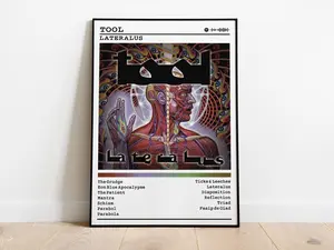 Tool Poster Print | Lateralus Album Poster | Music Poster | Album Cover Poster | Wall Decor | Music Gift | Room Decor