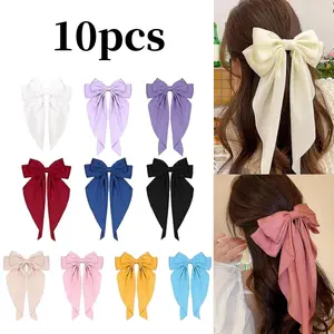 15 Inch Super Fairy Temperament Hair Clip 10-piece Set Back of The Head Bow Clips Hair Clip Beauty & Personal Care