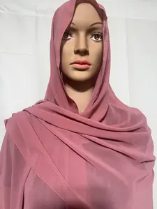 Small Plain Scarf in Soft Pink for Everyday Wear Lightweight Comfortable Accessory for Women Versatile and Comfortable Ideal for Layering