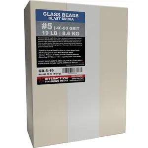 # 5 Beads - 19 lb or 8.6 kg - Blasting Abrasive Media (Medium to Course)