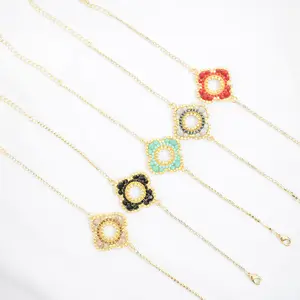 Handmade Seed bead bracelet handmade shining gift for her