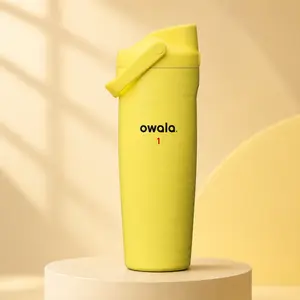 Owala “That’s A Gimmie” FreeSip Sway 30oz – Cheerful Yellow Water Bottle with Carry Handle