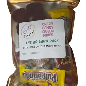 Crazy Candy Queen No Sabo Pack - 12 Pieces of Authentic Mexican Candy for Sweet Treats & Sharing - Snack