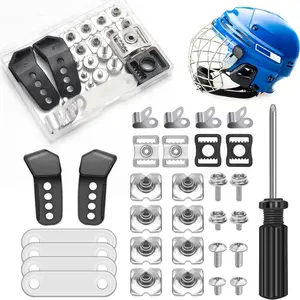 31-Piece Universal Helmet Repair Kit for Football Baseball Hockey Softball Replacement Screws & Parts Universal Fit Game Saver Cost-Effective Complete & Portable