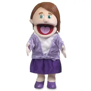 Sarah, Woman Puppet, Peach Skin (14")