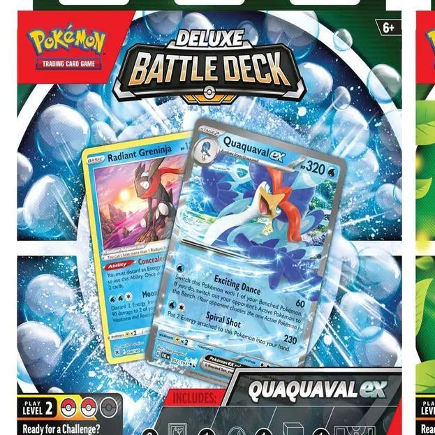 Pokemon TCG: Quaquaval Ex Deluxe Battle Deck