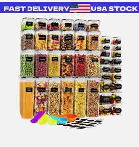 42-Piece Kitchen Food Container Set - Durable, Airtight, and Leak-Proof