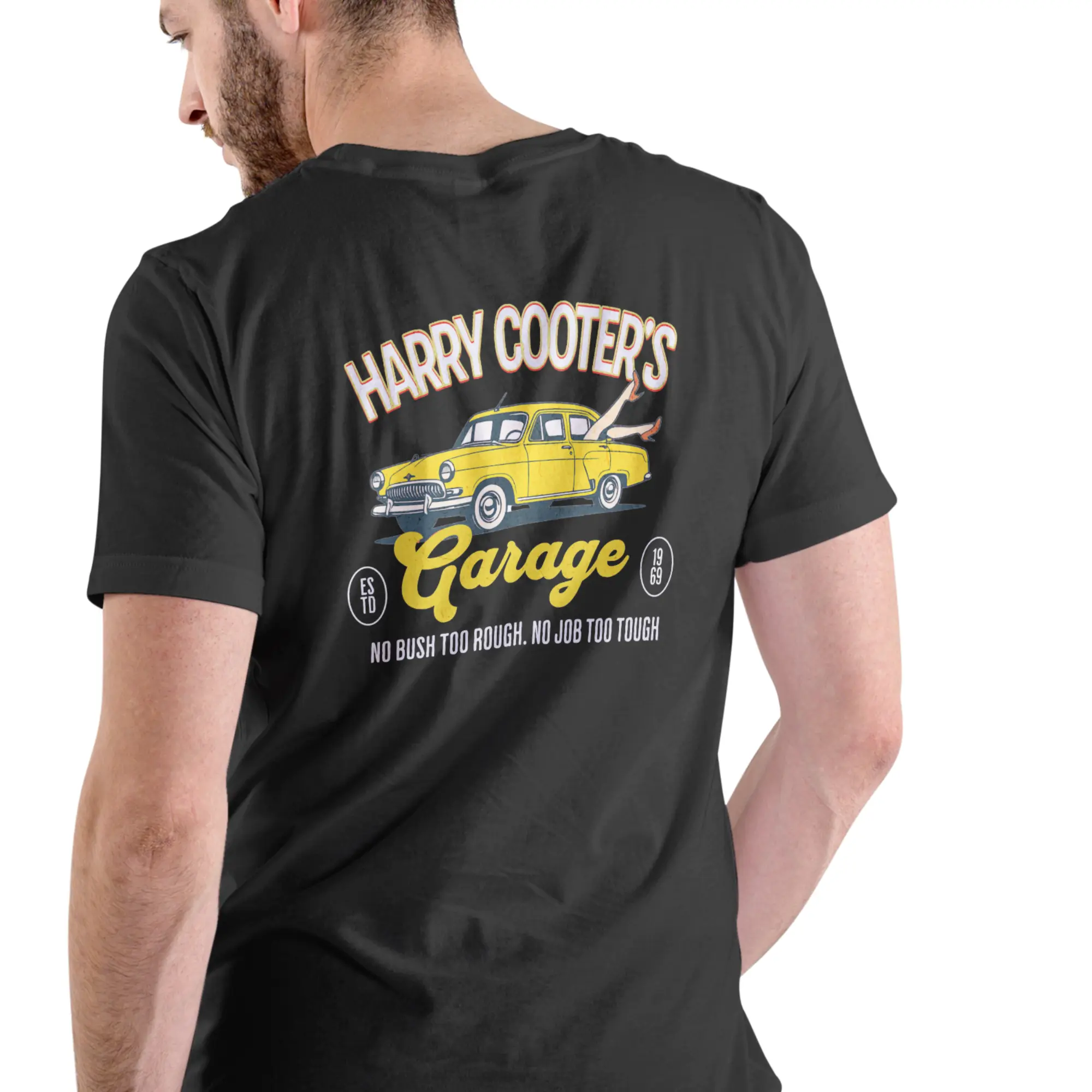 Unisex Vintage Car Graphic Print T-Shirt, Cotton Shortsleeve Streetwear Top for Menswear, Pairs with Jeans, Plus Sizes Available, Casual, Crew Neck, S To 3Xl, Round Neck, Tee, Tshirt