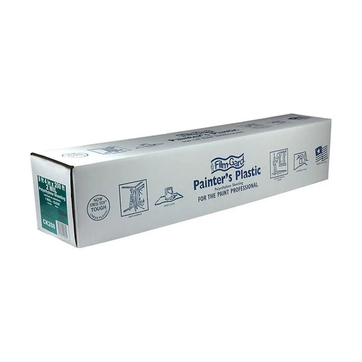 Berry plastics 625809 8 ft. 4 in. x 200 ft. 2 Mil Clear Multi-Purpose Poly Sheet