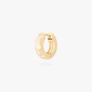 Studs Chunky CZ Huggie
