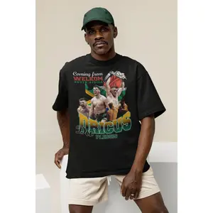 Dricus Du Plessis Ddp Mma Vintage 90S Retro Graphic Collage T-Shirt