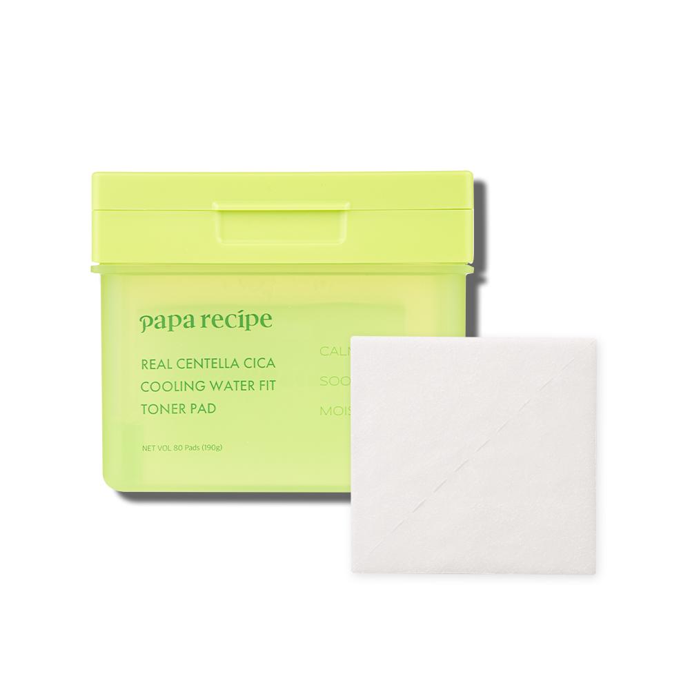 Papa Recipe - Real Centella Cica Cooling Water Fit Toner Pad