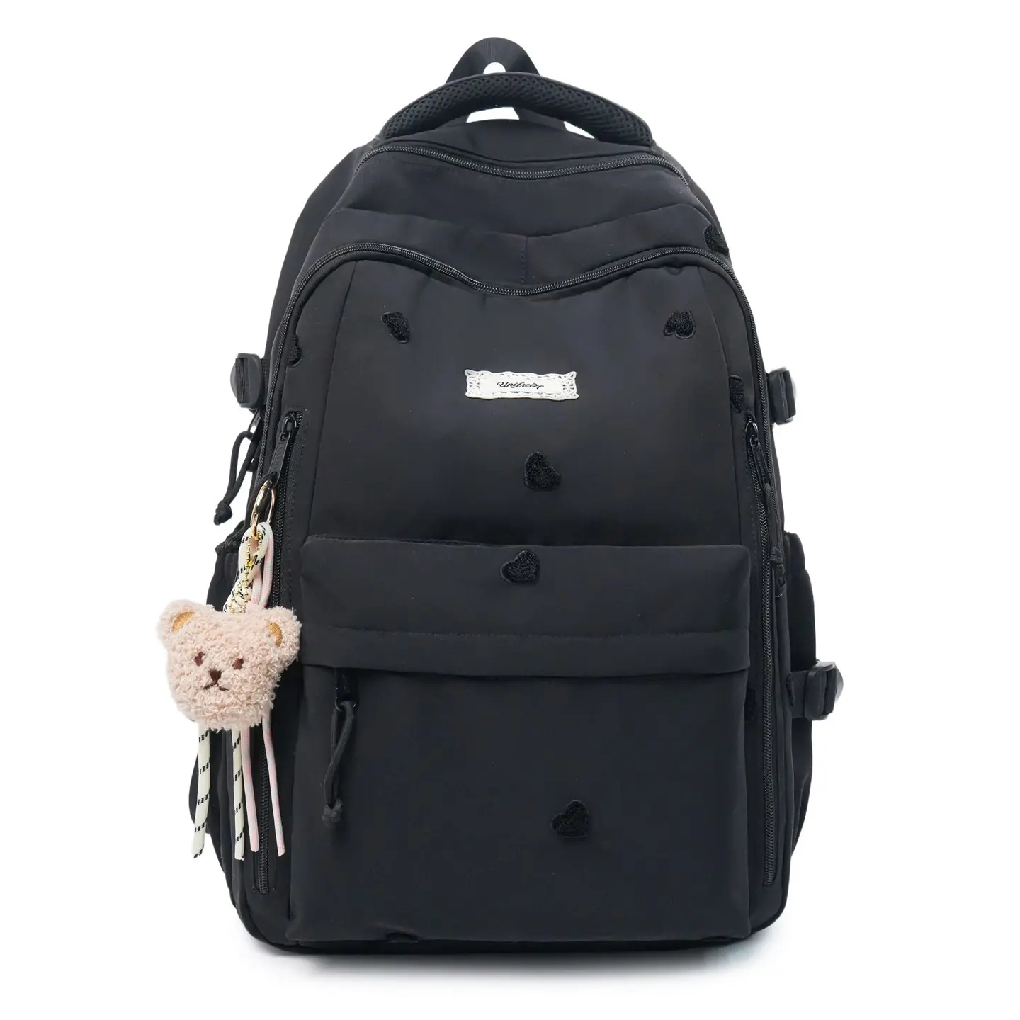 2026 New Forest Style Solid Color Backpack Cute and Stylish Large Backpack for Middle and High School Students in Macaron Colors Large Capacity School Bag for Girls
