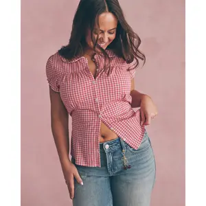 Hollister Stretch Poplin Button-Through Shirt