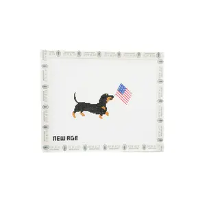 Patriotic Dachshund Needlepoint Canvas