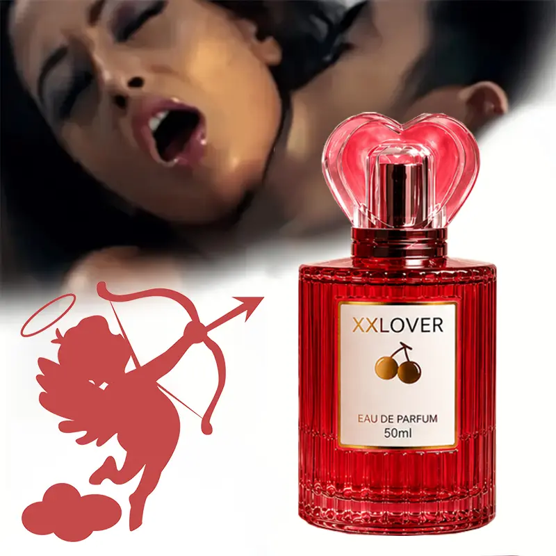 Sweet Cherry Perfume for Women, Long Lasting Eau de Parfum in a Heart Cap Bottle, 50ml Romantic Fragrance, Ideal as Romantic Gifts for Her