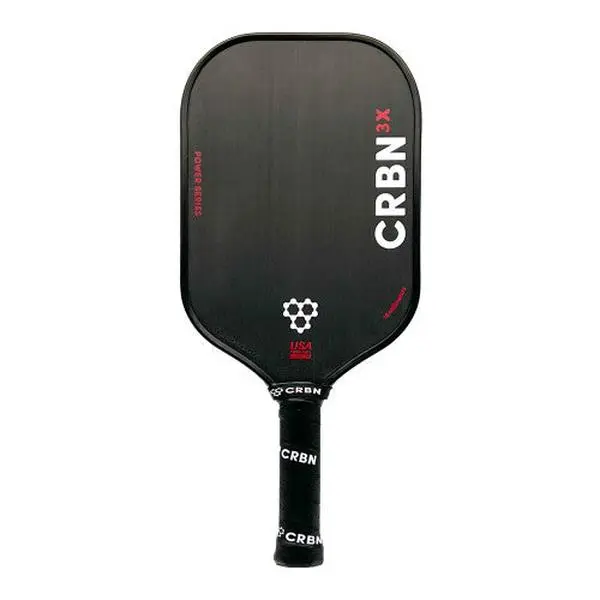 CRBN-3X Power Series Carbon Fiber Paddle, 16mm Polypropylene Build for Paddle Tennis, Speed-Enhanced Design with Fortified Handle, Paddles