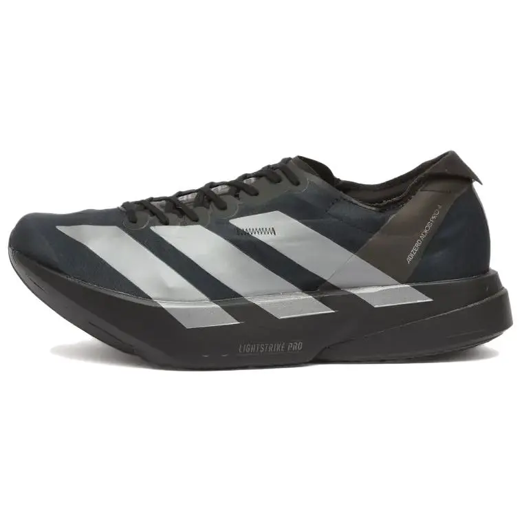 Adidas Adizero Adios Pro 4 Black Metallic' Versatile Comfort Low Top Running Shoes Men's JR4887