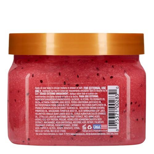 Tree Hut Watermelon Shea Sugar Scrub, Exfoliating, Hydrating & Moisturizing Body Scrub with Shea Butter & Nourishing Essential Oils, Smooth & Soften Skin, 18 oz