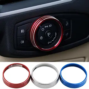For Ford Edge Explorer Kuga Focus 3 ST Wagon RS Mustang F-150 Fiesta Mondeo Expedition Car CHL Fog Lamp Adjust Switch Trim Cover