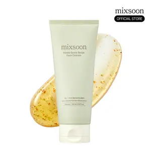 mixsoon Master Gentle Recipe Foam Cleanser - 5.07 fl.oz/150ml Korean Skincare Facial Cleanser for Glass Skin Cleansing Mild