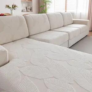 1pc Modern Elastic Sofa Cover Cat Scratch Proof Stretch Couch Cover Removable Sofa Seat Cushion Cover Washable 4 Seasons Use for Sectional L Shape Sofa 1/2/3/4 Seater Adjustable Elastic Slipcovers for Couches and Sofas Soft Sofa Protector