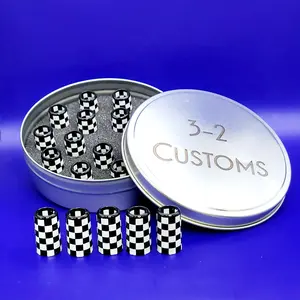 Checkered Pattern Golf Ferrules