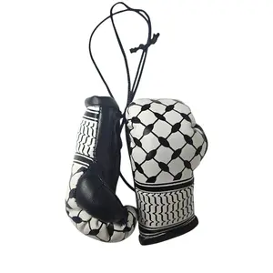 Keffiyeh Mini Boxing Gloves For Hanging