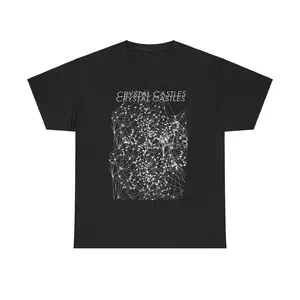 [SALE UP TO 30%] Crystal Castles Crimewave T-Shirts Tees Album Tour Merch - All Colors and Sizes Unisex Shirt Made Using 100% US Cotton, Design & Printed In The USA