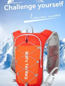 Lightweight Running Backpack, Outdoor Hiking Cycling Hydration Pack, Breathable Mesh Back, Marathon Trail Bag, 5L Capacity, Unisex